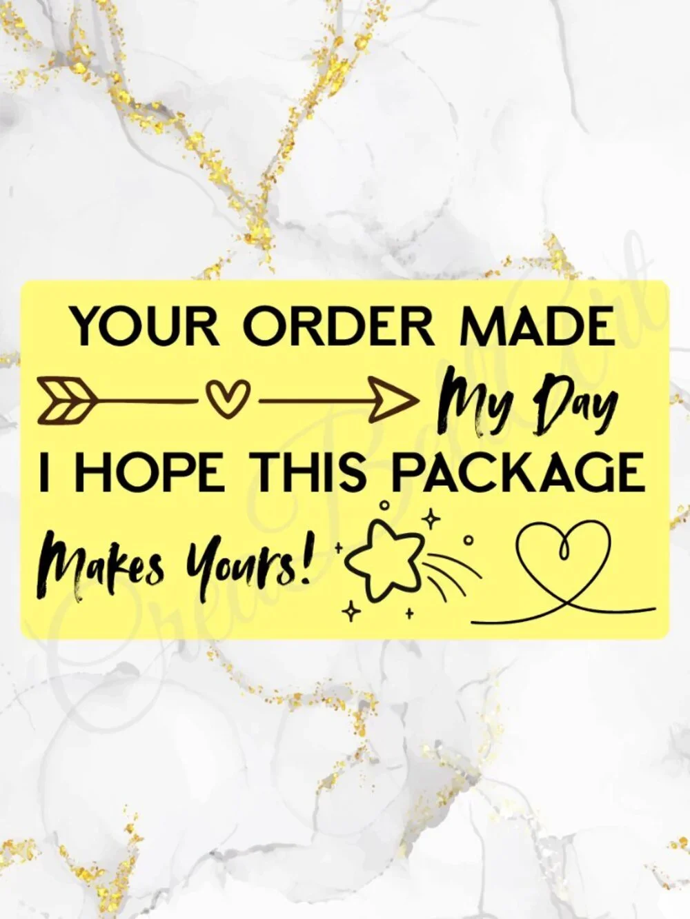 100 Thank you Stickers for Packaging | Small Business Labels